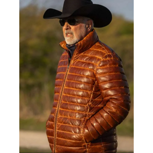 Jon Avnet The Last Rodeo Brown Leather Jacket